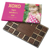 Faux Gold Foil XOXO | Valentine's Day Chocolates (Opened)