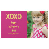 Faux Gold Foil XOXO | Valentine's Day Chocolates (Front)