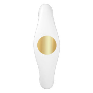 Faux Gold Glamorous Elegant Trendy Template Ceramic Cabinet Pull