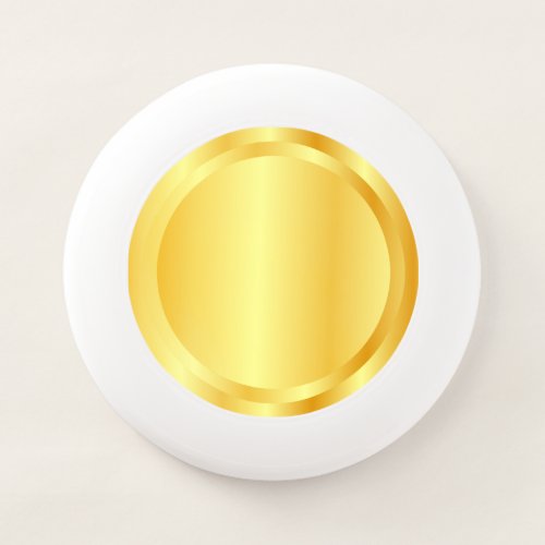 Faux Gold Glamorous Template Elegant Look Trendy Wham_O Frisbee