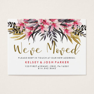 business change of address cards