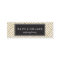 Faux Gold Glitter Chevron Pattern Business Card