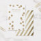 Faux Gold Glitter Dots Background Earring Cards