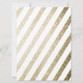 Faux Gold Glitter Dots Background Necklace Cards (Back)