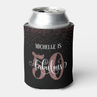 Faux Gold Glitter Festive 50 & Fabulous Birthday