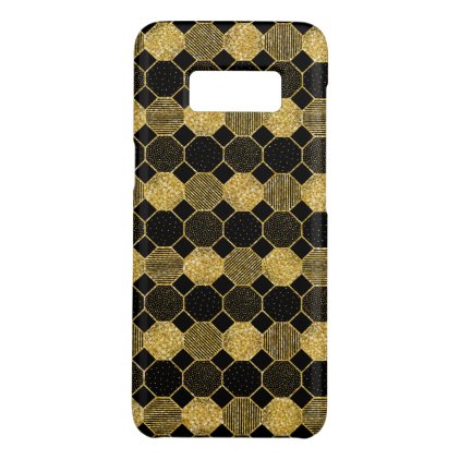 Faux Gold Glitter Geometric Pattern Case-Mate Samsung Galaxy S8 Case