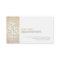 Faux Gold Leaf Circles Gray Appointment Card 1
