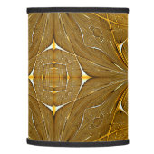 Faux Gold Metal Pattern Design Lamp Shade (Left)