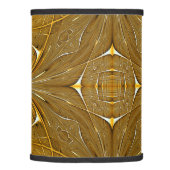 Faux Gold Metal Pattern Design Lamp Shade (Right)