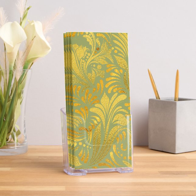 Faux Gold Metallic Flourish Brochure (Insitu)