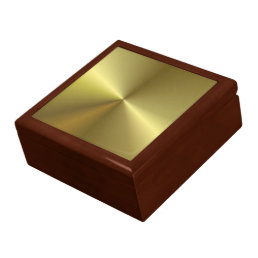 Faux Gold Metallic Look Blank Template Elegant Gift Box