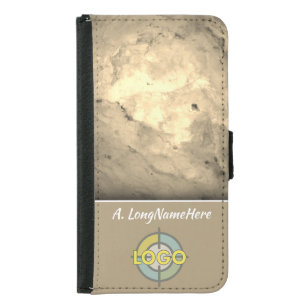 Faux Gold Metallic Luxury Brand Executive Office Samsung Galaxy S5 Wallet Case