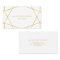 Faux Gold Modern Geometric on White