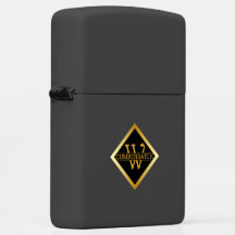 Faux Gold Monogram – Black & Gold