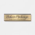 Faux Gold Office Door Sign Signs Name Plate | Zazzle