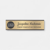 Faux Gold Office Door Sign Signs Name Plate | Zazzle