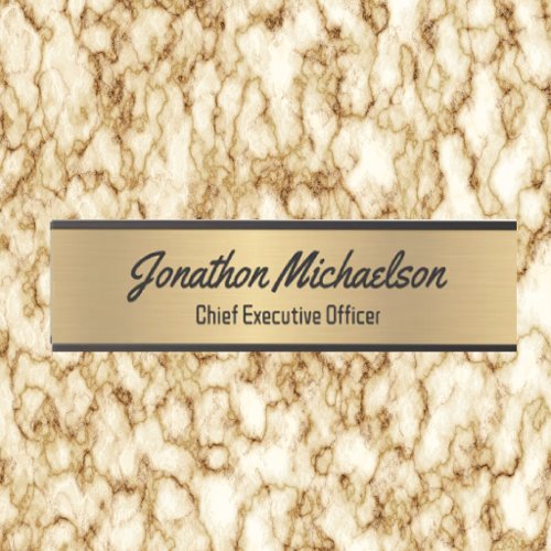 Faux Gold Office Door Sign Signs  Name Plate