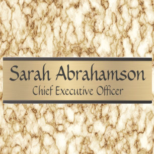 Faux Gold Office Door Sign Signs Name Plate