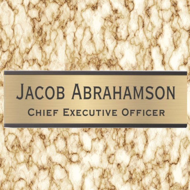 Faux Gold Office Door Sign Signs  Name Plate (Creator Uploaded)