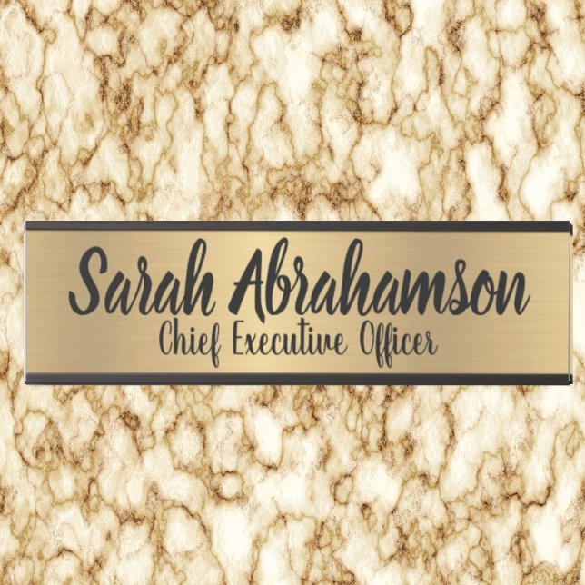 Faux Gold Office Door Sign Signs  Name Plate (Creator Uploaded)