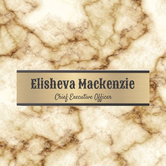 Faux Gold Office Door Sign Signs  Name Plate (Creator Uploaded)