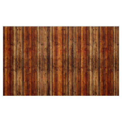 Faux Gold Orange Rustic Wood Fabric