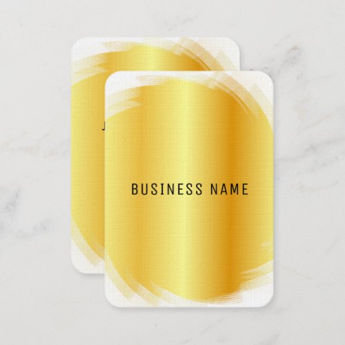 Faux Gold Professional Modern Elegant Template Business Card
