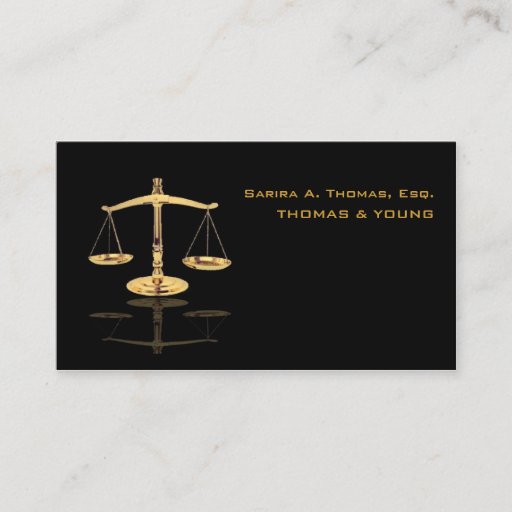 Customizable Attorney business cards/DIY color+fonts