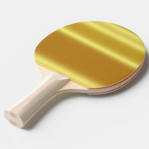 Faux gold,shining,metallic,yellow,golden,graphic d ping pong paddle