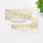Faux Gold Specks Plain White (Desk)