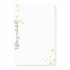 Faux Gold Splashes with Elegant Typography