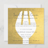 FAUX GOLD SPOON FORK COOKING CLASS INVITE TEMPLATE (Front)