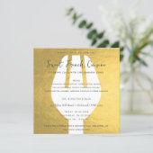 FAUX GOLD SPOON FORK COOKING CLASS INVITE TEMPLATE (Standing Front)