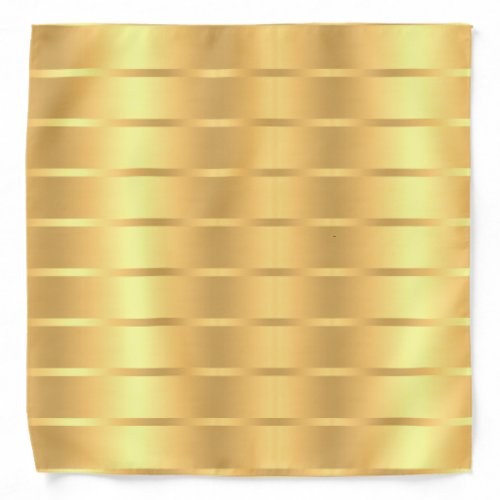 Faux Gold Template Elegant Trendy Glamorous Bandana