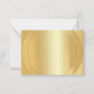 Faux Gold Trendy Modern Elegant Blank Template