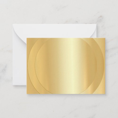 Faux Gold Trendy Modern Elegant Blank Template