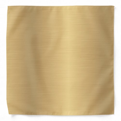 Faux Gold Trendy Template Elegant Bandana