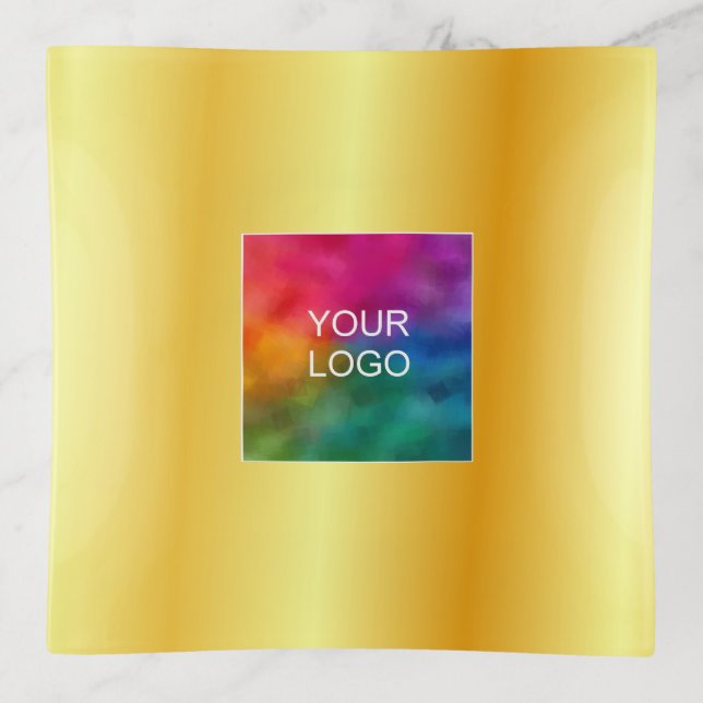 Faux Gold Trinket Trays Template Modern Simple (Front)