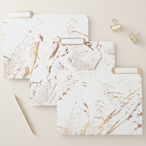 Faux gold white marble vein elegant foil shimmer file folder Faux gold white marble vein elegant foil shimmer file folder