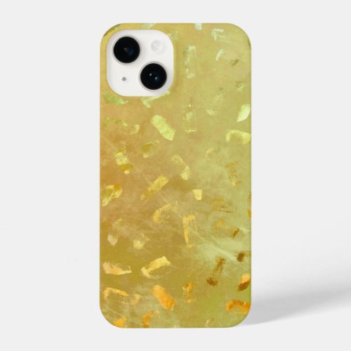 Faux Golden Glitter iPhone 14 Case