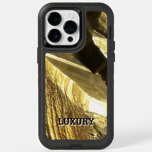 Faux golden nugget personalized iPhone 14 Otterbox