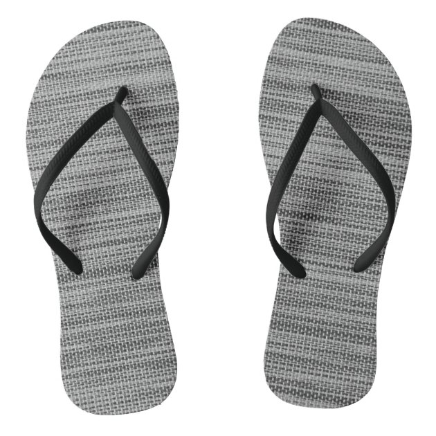 White fabric flip outlet flops