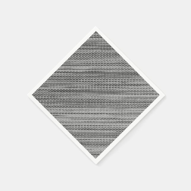 Faux Gray Fabric Napkins (Corner)