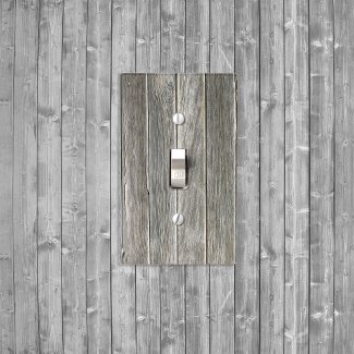 Faux Gray Wooden Board