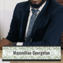 Faux Green Gold Marble