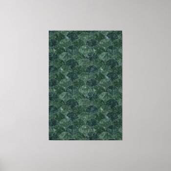 Faux Green Stone Mermaid Scales Canvas Print by OniTees at Zazzle