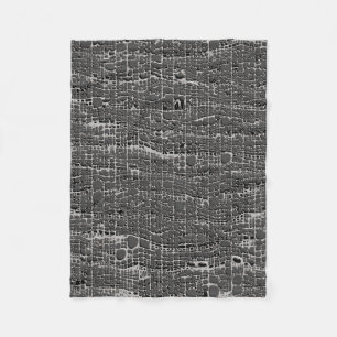 Faux Grey Concrete Fleece Blanket