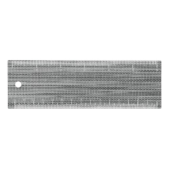 Faux Grey Fabric Ruler (Front)