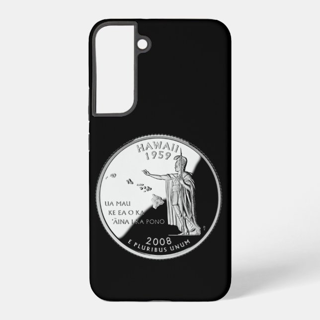 Faux Hawaii State Quarter Samsung Galaxy Case (Back)