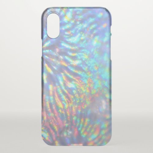faux holographic effect iPhone x case